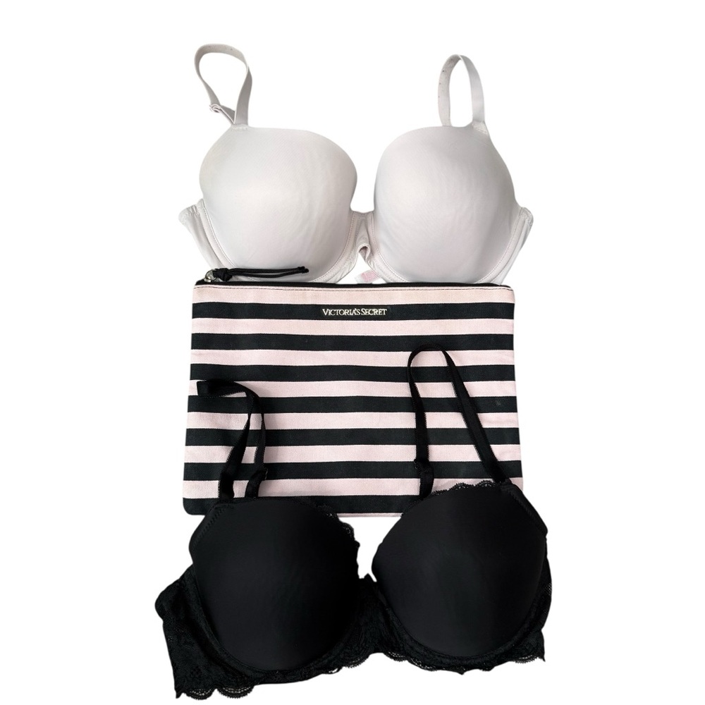 Victoria’s Secret 34DD bras – Pink Wear Everywhere & Dream Angels Lined Demi